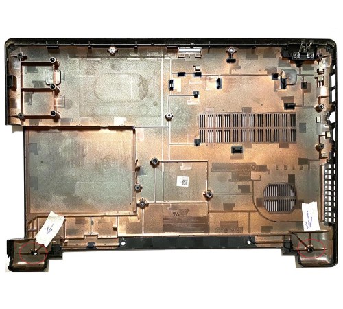 Поддон (нижняя часть корпуса, D cover) для ноутбука Lenovo Ideapad 110-15IBR, 110-15ACL (AP11A000100), с разбора