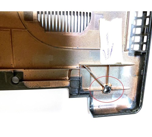 Поддон (нижняя часть корпуса, D cover) для ноутбука Lenovo Ideapad 110-15IBR, 110-15ACL (AP11A000100), с разбора