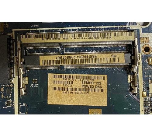 Материнская плата для ноутбука Acer Aspire 5750G (P5WE0 LA-6901P Rev:2.0), с разбора, исправная