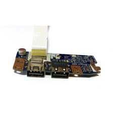 *Б/У* Плата 2x USB для ноутбука Acer Aspire 5750, 5750G (P5WE0 LS-6904P) [BUR0217-3], с разбора