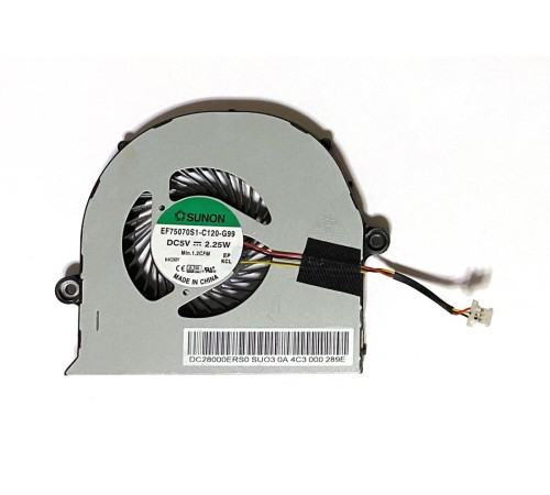 Вентилятор (кулер) для ноутбука Acer Aspire E5-471, E5-511G, E5-521G, E5-532, E5-551G, E5-571G (EF75070S1-C170-G99), с разбора