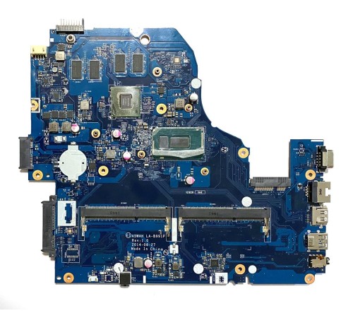 Материнская плата для ноутбука Acer Aspire E5-571, E5-571G, E1-572G (Z5WAH LA-B162P), с разбора, неисправная