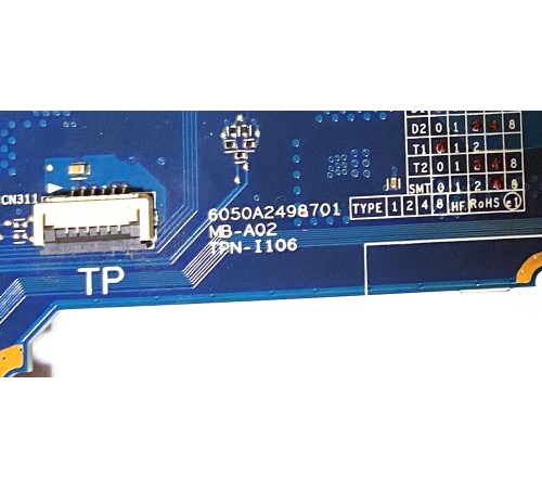 Материнская плата для ноутбука HP 250 G1, 255 G1 (6050A2498701), с разбора, исправная