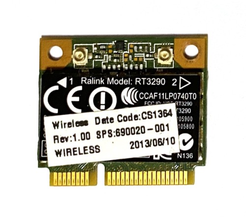 WiFi + BT модуль для ноутбука HP Pavilion 250 G1, 255 G1 (690020-001), с разбора