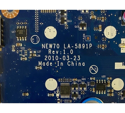 Материнская плата для ноутбука Acer Aspire 5742G (MB.R5402.001), с разбора, неисправная