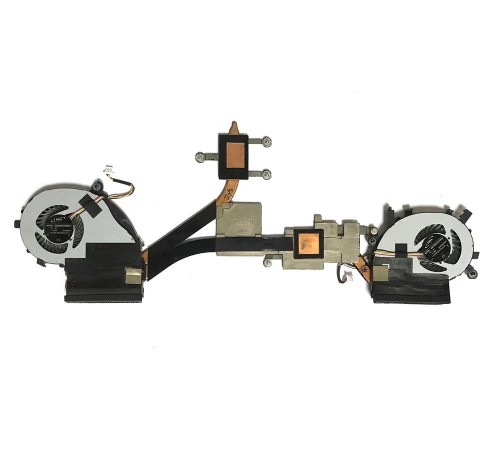 Система охлаждения и вентилятор (кулер) для ноутбука Acer Aspire V5-572G (ASV34ZRKTMTN203), с разбора