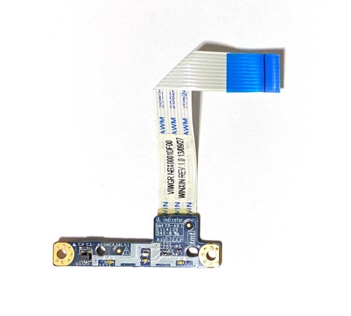 Панель LED индикаторов для ноутбука Lenovo IdeaPad G500, G505, G510 (LS-9635P), с разбора