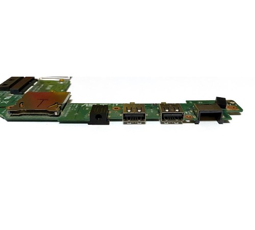 Плата сразъёмами USB, LAN, Audio и кнопкой включения для ноутбука Asus X200M, X200MA (60NB04U0-IO1020)