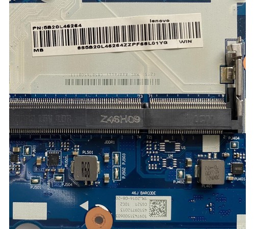 Материнская плата для ноутбука Lenovo IdeaPad 110-15ACL (5B20L46264, CG521 NM-A841 Rev: 1.0), с разбора, неисправная