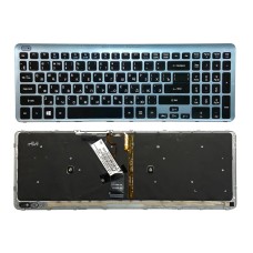 *Б/У* Клавиатура для ноутбука Acer Aspire V5-531G, V5-551G, V5-571G (NSK-R3KBW 0R), с подсветкой [BUR0251-6], с разбора
