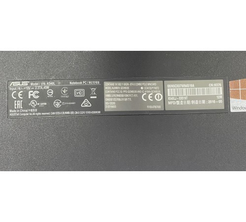 Поддон (нижний корпус, D cover) для ноутбука Asus K540, K540L, K540LJ, X540, X540L, X540LA, R540 (13NB0B0B01AP0921)