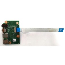 *Б/У* Плата расширения 2x USB + 2x Audio + Card Reader для ноутбука DNS 0158957 (A15YA IO BOARD REV:2.0) [BUR0047-8], с разбора