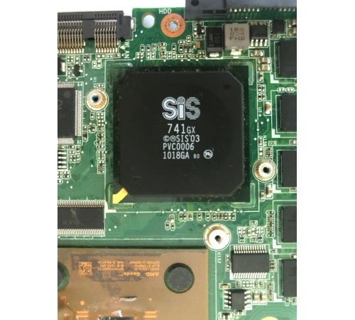 Материнская плата для ноутбука Asus Eee PC 1201K (60-QA2CMB1000-C04), с разбора, неисправная