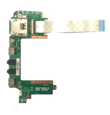 *Б/У* Плата расширения 2x USB + 2x Audio + CardReader для ноутбука Asus Eee PC 1201K (69NA2CB10A01-01) [BUR0072-13], с разбора