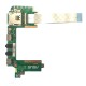 Плата расширения 2x USB + 2x Audio + CardReader для ноутбука Asus Eee PC 1201K (69NA2CB10A01-01), с разбора