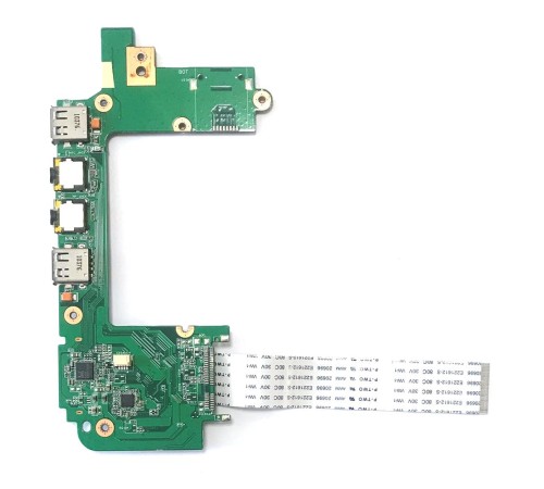 Плата расширения 2x USB + 2x Audio + CardReader для ноутбука Asus Eee PC 1201K (69NA2CB10A01-01), с разбора
