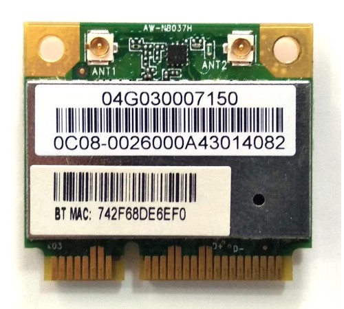 *Б/У* WiFi + Bluetooth модуль для ноутбука DNS 0144430 (AW-NB037H)