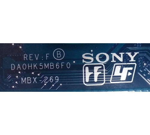 *Б/У* Материнская плата для ноутбука Sony SVE1512H1RB (A1892852A), с разбора, неисправная
