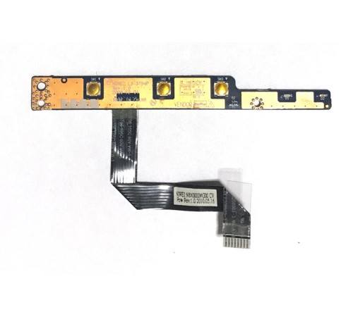*Б/У* Кнопка старта включения для ноутбука Lenovo G560 G565 Z565 (LS-5754P), с разбора