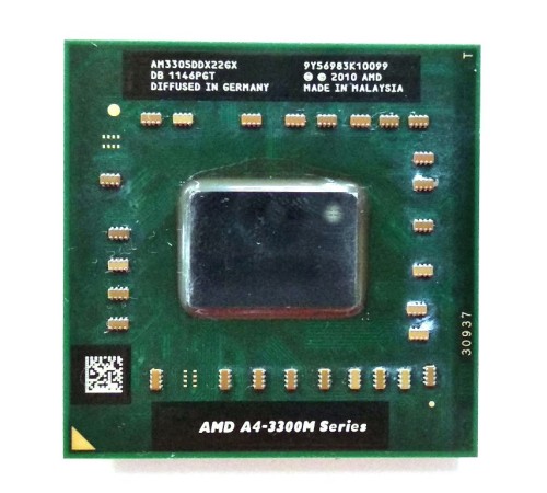 Процессор для ноутбука AMD A4-3305M 1,9GHz Socket FS1 (AM3305DDX22GX), с разбора