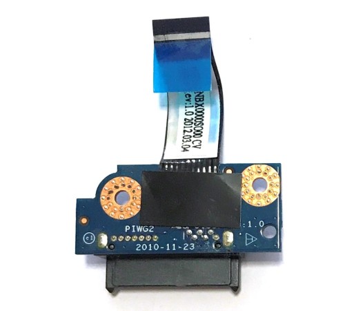 *Б/У* Плата SATA для привода DVD, для ноутбука Lenovo IdeaPad G570, G575 (LS-6755P), с разбора