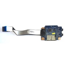*Б/У* Плата картридера и аудиоразъёмов для ноутбука Lenovo IdeaPad G570, G575 (LS-6751P) (BUR0083-20), с разбора