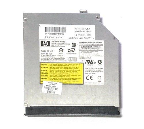 Привод DVD/RW + крышка привода для ноутбука HP Pavilion DV6630er (445954-HC0), с разбора