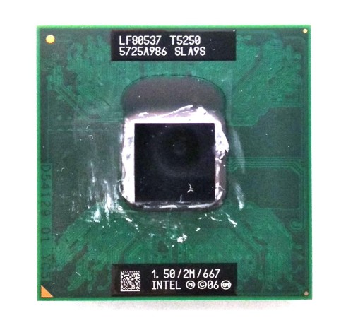 Процессор для ноутбука Intel Core 2 Duo T5250 SLA9S Socket P PPGA478 (2M Cache, 1.50 GHz), с разбора
