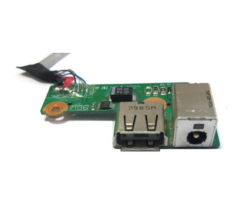 Плата расширения USB + DC jack для ноутбука HP Pavilion DV6630er (DDAT8APB3003607), с разбора