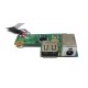 Плата расширения USB + DC jack для ноутбука HP Pavilion DV6630er (DDAT8APB3003607), с разбора
