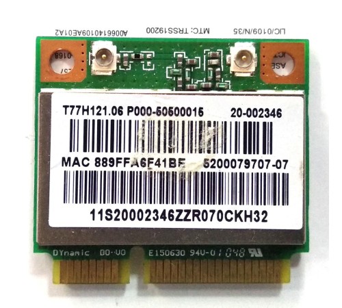 *Б/У* WiFi модуль для ноутбука Lenovo IdeaPad Y560P (ATH-AR5B95), с разбора