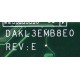 *Б/У* Материнская плата для ноутбука Lenovo IdeaPad Y560P (DAKL3EMB8E0 REV:E), с разбора, неисправная