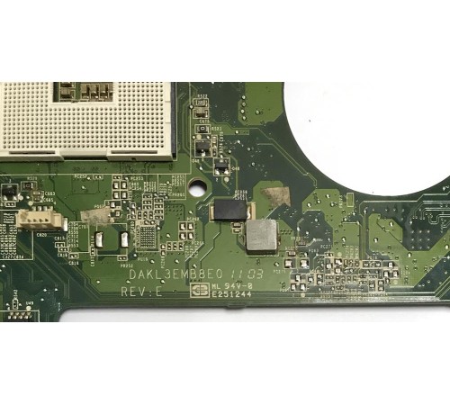*Б/У* Материнская плата для ноутбука Lenovo IdeaPad Y560P (DAKL3EMB8E0 REV:E), с разбора, неисправная