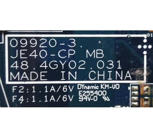*Б/У* Материнская плата для ноутбука Packard Bell MS2303 (48.4GY02.031), с разбора, исправная