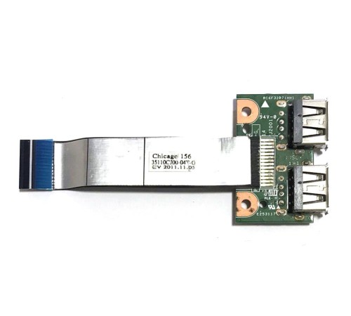 *Б/У* USB плата для ноутбука HP Compaq Presario CQ57 (35110CJ00-04T-G), с разбора