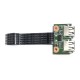 *Б/У* USB плата для ноутбука HP Compaq Presario CQ57 (35110CJ00-04T-G), с разбора