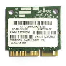 *Б/У* WiFi + Bluetooth модуль для ноутбука HP Compaq Presario CQ57 (657325-001) [BUR0088-12], с разбора