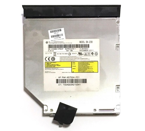 *Б/У* Привод DVD/RW + крышка привода для ноутбука HP Compaq Presario CQ57 (646126-001), с разбора