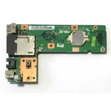 *Б/У* Плата расширения №1 CR + USB + DC jack для ноутбука Asus K52F (60-NXMDC1000-E01) [BUR0089-13], с разбора