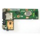 *Б/У* Плата расширения №1 CR + USB + DC jack для ноутбука Asus K52F (60-NXMDC1000-E01), с разбора