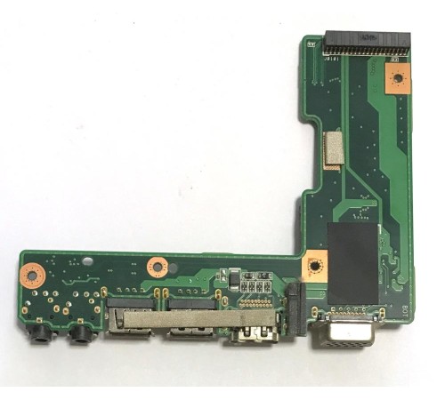 Плата расширения №2 2x USB + 2x Audio + HDMI + VGA для ноутбука Asus K52F (60-NXNIO1000), с разбора