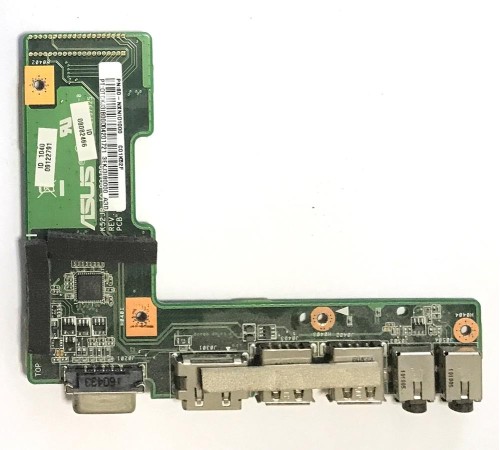 Плата расширения №2 2x USB + 2x Audio + HDMI + VGA для ноутбука Asus K52F (60-NXNIO1000), с разбора