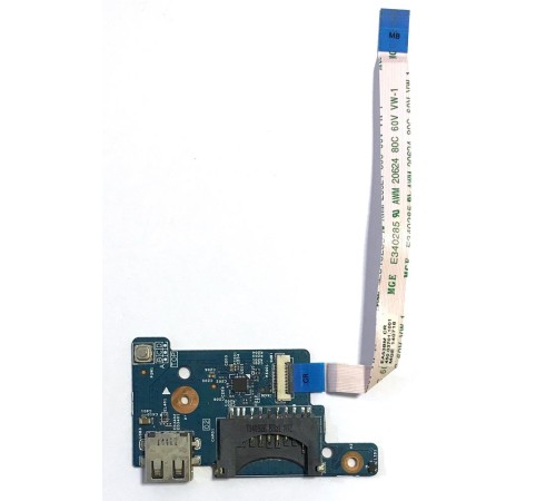 *Б/У* Плата с USB и картридером для ноутбука Acer Aspire ES1-512 (448.03704.0011, 450.03701.1001), с разбора