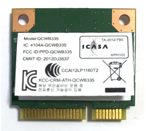 *Б/У* WiFi + Bluetooth модуль для ноутбука Acer Aspire ES1-512 (QCWB335), с разбора