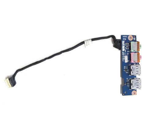 *Б/У* Плата расширения 2x USB + 2x Audio для ноутбука DNS BLB5, 123999 (NBLB3 LS-6001P), с разбора