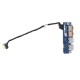 *Б/У* Плата расширения 2x USB + 2x Audio для ноутбука DNS BLB5, 123999 (NBLB3 LS-6001P), с разбора