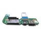 *Б/У* Плата расширения USB + Audio + Card Reader для ноутбука Asus X554L, X555L, с разбора