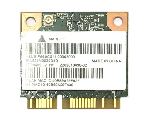 *Б/У* WiFi + BT модуль для ноутбука Asus X554L, X555L (0C011-00062000), с разбора