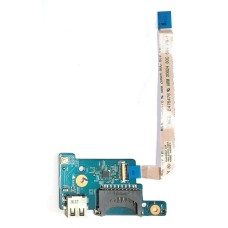 *Б/У* Плата с USB и картридером для ноутбука Acer Aspire ES1-571 (448.09005.0011, 450.03701.1001) [BUR0094-12], с разбора