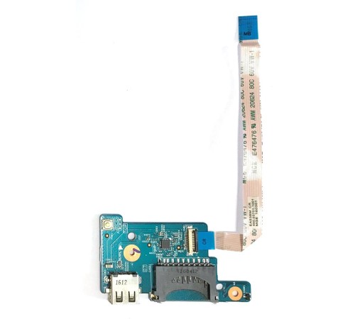 Плата с USB и картридером для ноутбука Acer Aspire ES1-571 (448.09005.0011, 450.03701.1001), с разбора